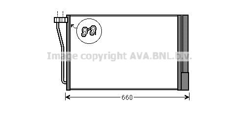 AVA QUALITY COOLING Конденсатор, кондиционер BW5490D